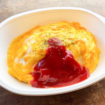 オムライス(ケチャップ)スープ付き