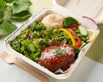 完熟トマトソース 牛100%ハンバーグ Hamburger Tomato sauce