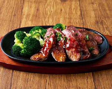 ブロッコリーとハラミステーキ Broccoli and Beef Steak