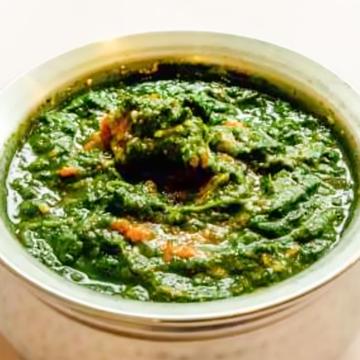 サグマトンカレー/Sag mutton curry