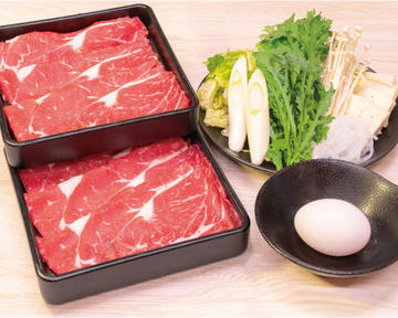 【すき焼き】国産牛セット 1人前