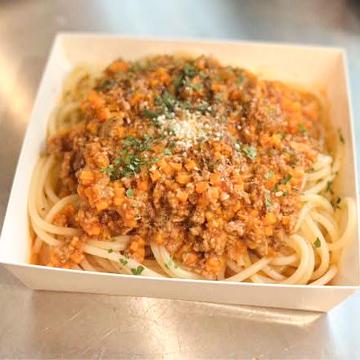 ミートソースパスタ