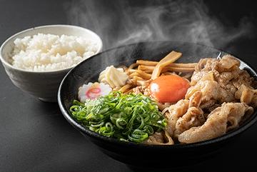 旨辛肉玉まぜそば・ご飯セット