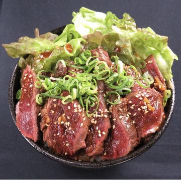 ハラミステーキ丼(倍盛)