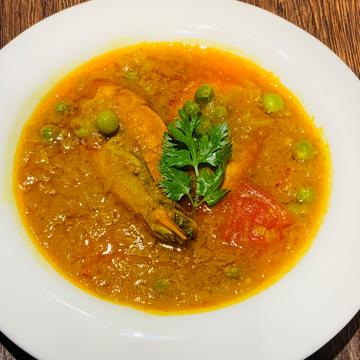 エビ・カレー(ブラックタイガー)Prawn Curry 2Pcs(Halal)