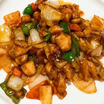 鶏肉の中華味噌炒め