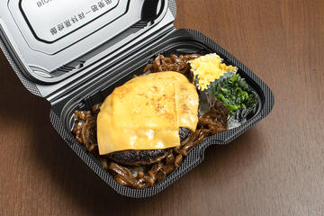 チーズハンバーグ丼