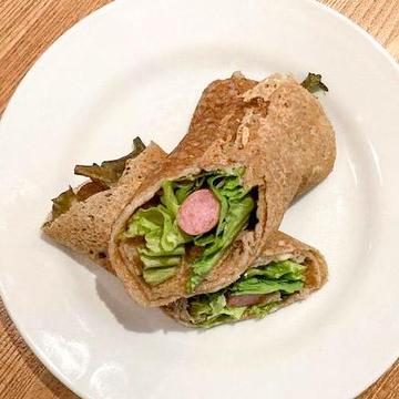 ソーセージのガレットロール