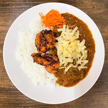 チーズ＆唐揚げチキンスパイスカレー