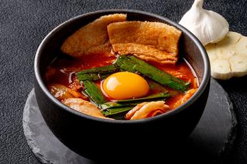 豚バラチゲうどん