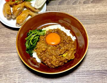ほうれん草キーマカレー