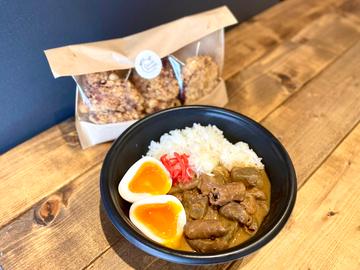 【大盛り無料】もつ煮込み丼からあげセット
