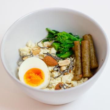 【低糖質】豆腐ライスを使った低糖質だけど満足感のある出汁茶漬け