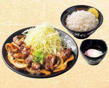 厚切りコンビすたみな焼肉定食