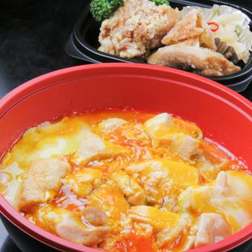 伊達鶏の特製親子丼・南蛮セット弁当(親子丼+南蛮2個)
