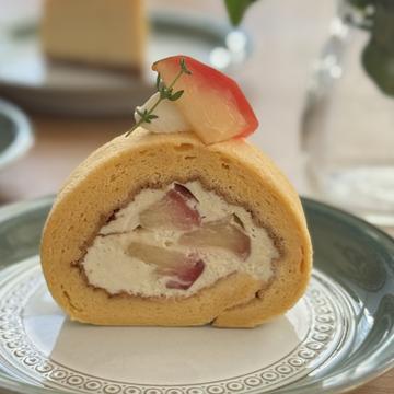 季節フルーツの米粉ロールケーキ1個