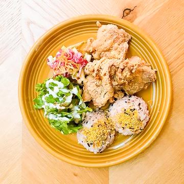 モチコチキンプレート Mochiko Chicken Plate (Rice, Salad Set)