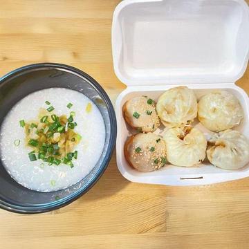 中華粥セットD(3種各2個)焼き小籠包/甘みそ/麻辣