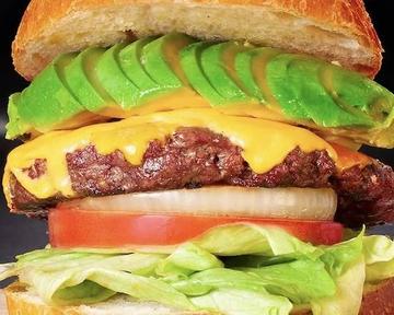 アボカドチーズバーガー