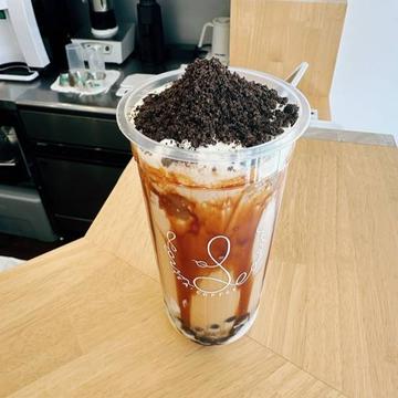 オレオ黑糖タピオカ サンムーンレイククリーム