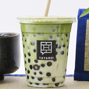 黒糖タピオカ特選抹茶ラテ Bubble Organic Matcha Latte In Shizuoka