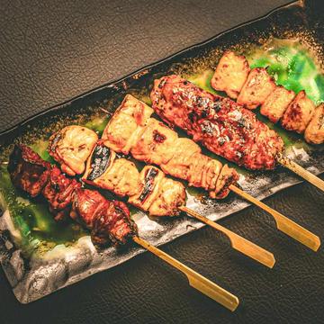 焼き鳥盛り合わせ 5種