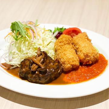 ハンバーグ＆コロッケ弁当