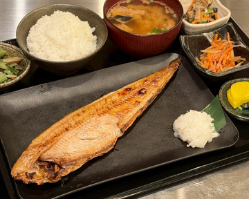 知床羅臼産 開き真ほっけ定食(半身)