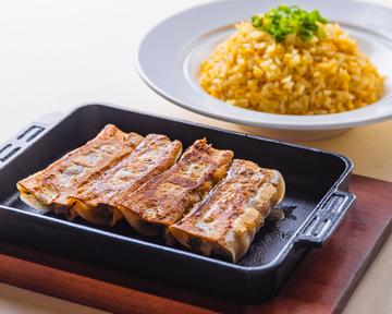手包み棒餃子4本＆チャーハン