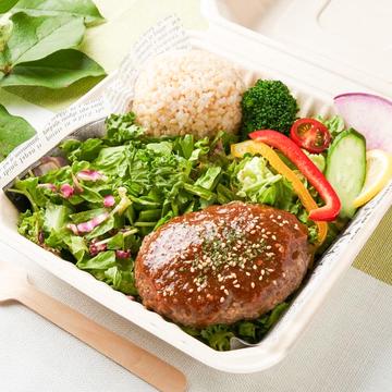 特製ガーリックソース 牛100%ハンバーグ  Garlic sauce Hamburger