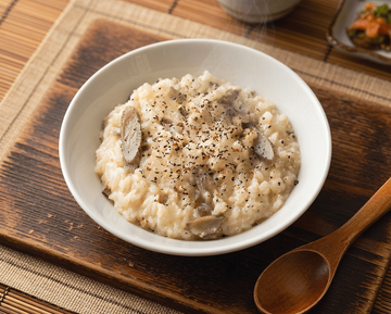 あふれるごぼう出汁！食物繊維とチーズのコク！自分流に仕立てる「整い」リゾット