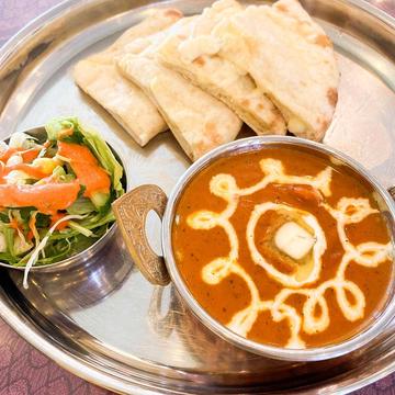 バターチキンカレー チーズナンセット(butter chicken/cheeze nanset)