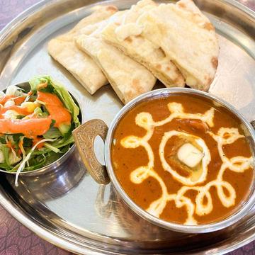 バターチキンカレー チーズナンセット(butter chicken/cheeze nanset)