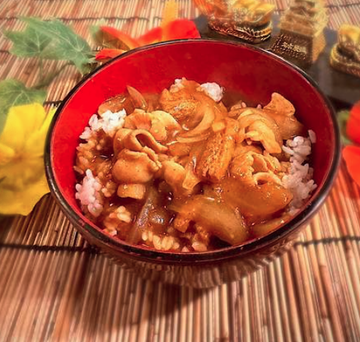 きしめん屋が作るカレー丼