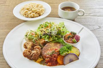 グルテンフリーハンバーグセット*Gluten free vegan-burger set