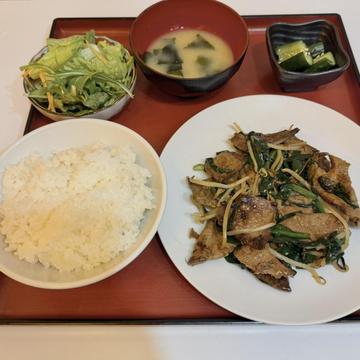 レバニラ定食