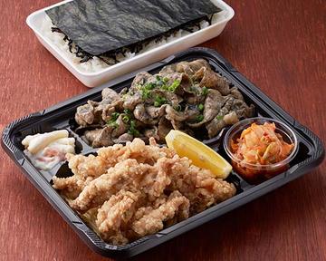 せせり唐揚げ×豚の炭火焼のり弁当