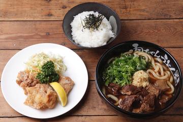 唐揚げ＆肉うどんセット