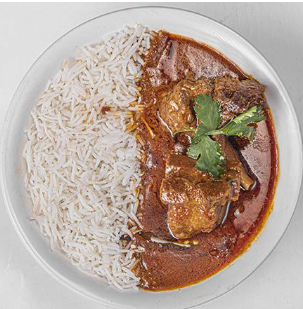 Mutton Curry ＆ Basmati Rice マトンカレー＆バスマティライス