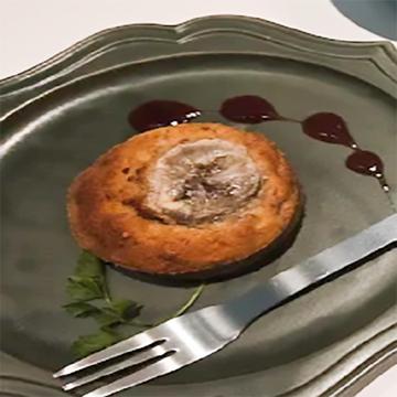 バナナとナッツのおからケーキ