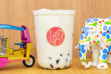 (COLD)バナナミルク(タピオカふつう入)