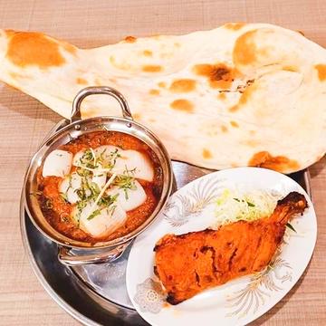 タンドリーチキン Leg1ピース1カレーセットTandoori Leg (1piece) with1CURRY Rice or Nan Set