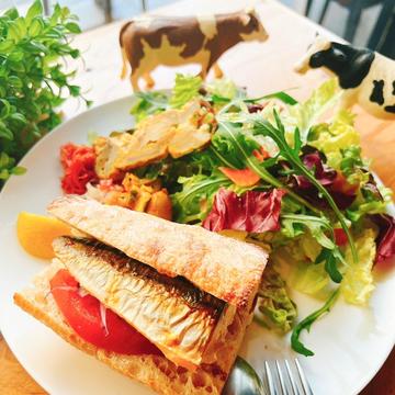 名物サバサンド(ランチ)