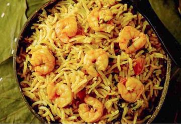 シーフードビリヤニ seafood biriyani