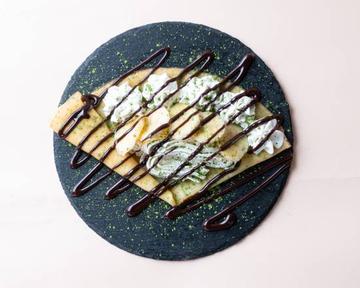 有機抹茶チョコレートバナナクレープ/organic matcha chocolate banana crepe