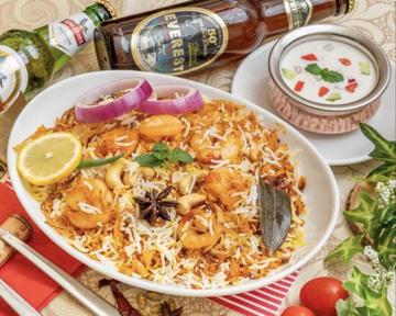 プラウン ビリヤニ ( prawn biryani)