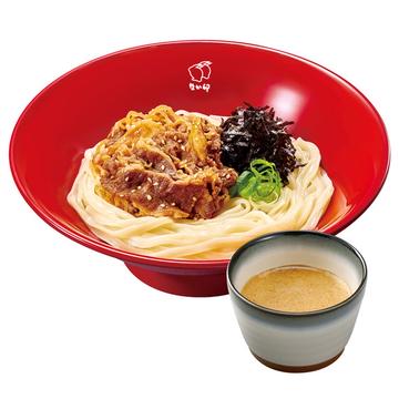 金胡麻冷やし牛肉つけうどん Cold Beef Udon w/Sesame Dipping Sauce