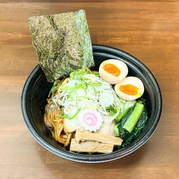 カレー味玉油そば