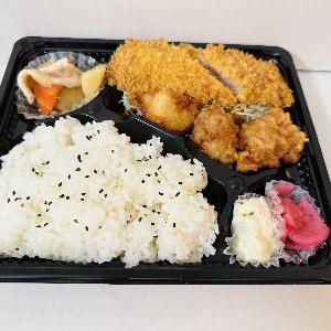ヒレカツと唐揚げ弁当