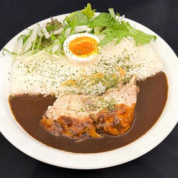 欧風黒バターチキンレッグカレー